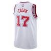 Houston Rockets Tari Eason Nike 2025-26 City Edition Valkoinen Miesten Pelipaidat Swingman